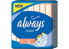 Always Classic Normal wkładki damskie, 10 szt.