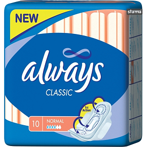 Always Classic Normal wkładki damskie, 10 szt.