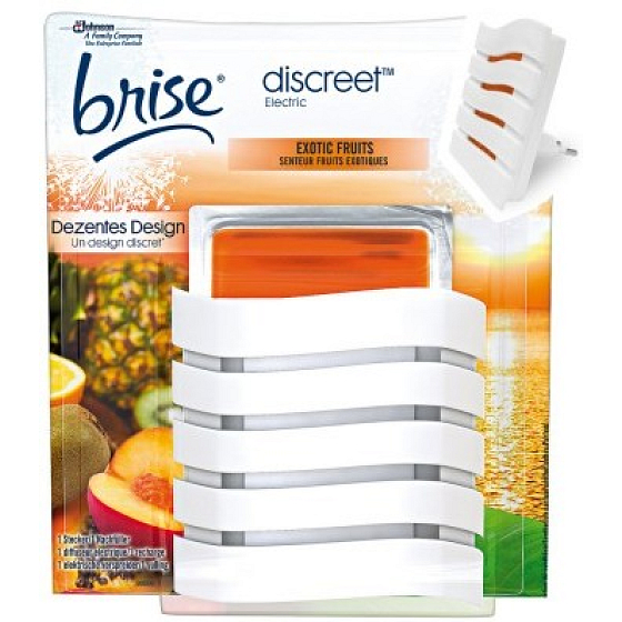 Brise Discreet Exotické ovoce elektrický osvěžovač vzduchu 12 g