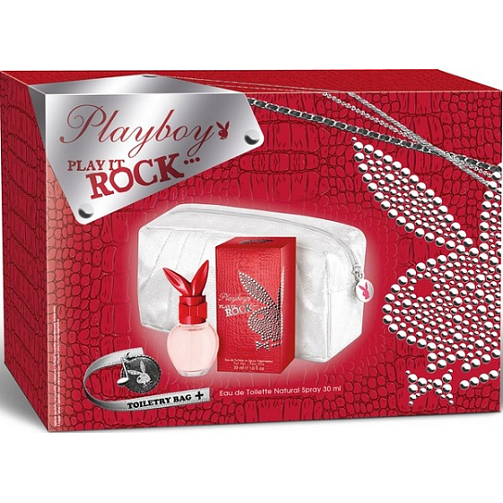 Playboy Play It Rock toaletní voda 30 ml + taška, dárková sada