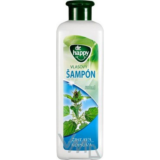 Dr. Happy Kopřiva pro zářivost a lesk vlasů šampon na vlasy 500 ml