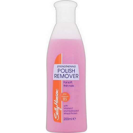 Sally Hansen Strengthening Polish Remover zpevňující odlakovač na nehty 200 ml