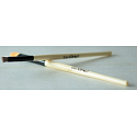 Be Chic! Professional White B 18 kosmetický štětec se syntetickými štětinami na obočí 14,6 cm