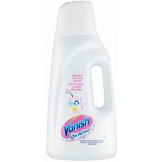 Vanish Oxi Action White tekutý odstraňovač skvrn 20 dávek 2 l
