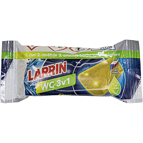 Larrin plus 3v1 Citrus Fresh blok do WC, wkład uzupełniający, zapach cytryny, 40 g