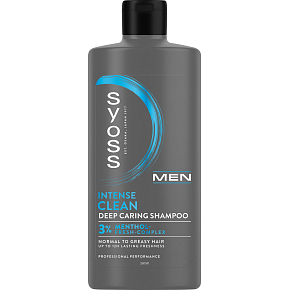Syoss Men Clean & Cool szampon do normalnych i przetłuszczających się włosów, 440 ml
