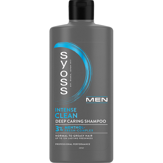 Syoss Men Clean & Cool szampon do normalnych i przetłuszczających się włosów, 440 ml