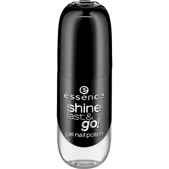 Essence Shine Last & Go! lak na nehty 46 Black Is Back 8 ml