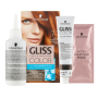 Schwarzkopf Gliss Color farba do włosów 7-7 Średni Blond 2 x 60 ml
