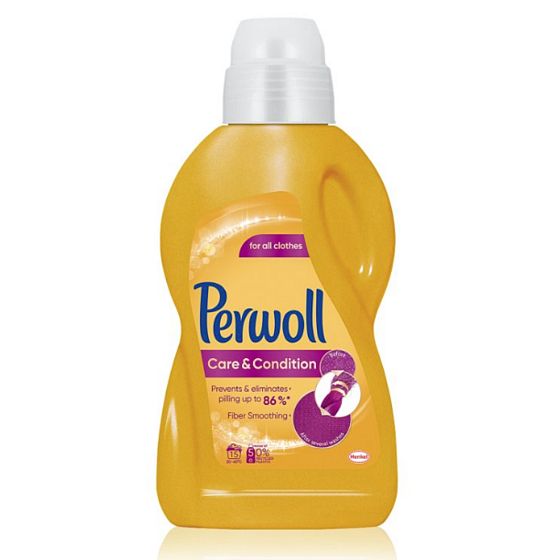 Perwoll Care & Repair prací gel obnovuje vlákna, brání žmolkování 15 dávek 900 ml