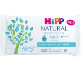 HiPP Babysanft Natural Aqua nawilżane chusteczki bez plastiku dla dzieci 10 sztuk