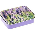 Esprit Provence Levandule toaletní mýdlo 60 g + levandulový vonný pytlík + plechová krabička s obrázkem levandule, kosmetická sada pro ženy