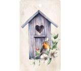 Bohemia Gifts Aromatyczna karta zapachowa Ptáček jemna i czysta w dymie 11 x 6,3 cm