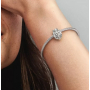 Charm Srebrny Lew Królewski, zawieszka na bransoletkę symbol