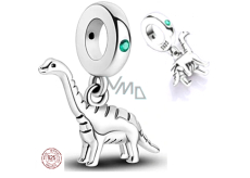 Zawieszka ze srebra próby 925 Dinosaurus Brachiosaurus, charms do bransoletki