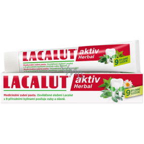 Lacalut Aktiv Herbal zubní pasta 75 ml Lacalut Aktiv Herbal zubní pasta 75 ml