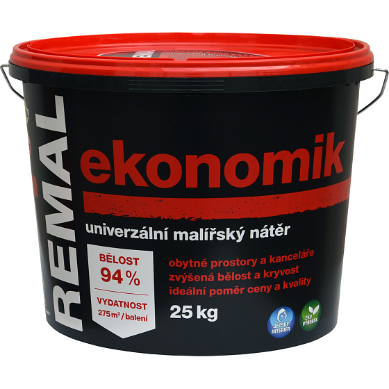 REMAL Ekonomik uniwersalna farba malarska na ściany, 25 kg