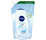 Nivea Creme Soft, sprchový gel náhradní náplň, 500 ml