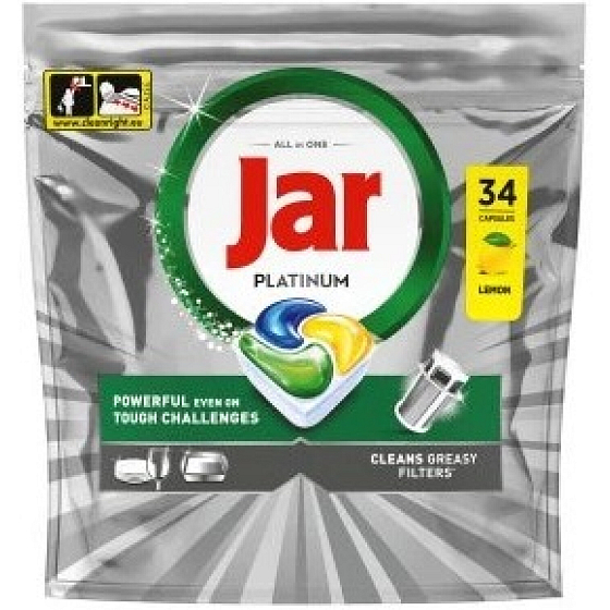 Jar Platinum tabletki do zmywarki, 34 szt.
