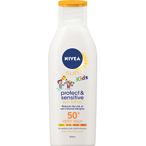 Nivea Sun Kids OF 50+ Protect & Sensitive mleko do opalania dla dzieci, 200 ml