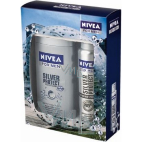 Nivea Men Kazsilverl sprchový gel 250 ml + antiperspirant sprej 150 ml kosmetická sada Nivea Men Kazsilverl sprchový gel 250 ml + antiperspirant sprej 150 ml kosmetická sada