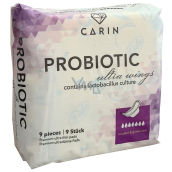 Carine ProBiotic Ultra Wings damskie higieniczne wkładki intymne usuwające infekcje grzybicze 9 sztuk