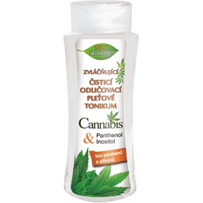Bione Cosmetics Cannabis oczyszczające tonik do demakijażu 255 ml