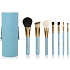 Be Chic! Blue Perfect sada 7 kusů kosmetických štětců se syntetickými, kozími a štětinami z poníka, kosmetická sada