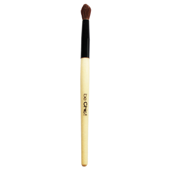 Be Chic! Professional White B 12 kosmetický štětec na oči kulatý s přírodními vlasy poníka 17 cm