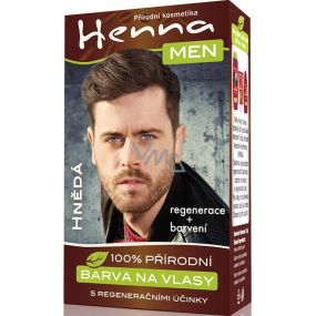 Henna Men Farba do włosów dla mężczyzn brązowa 33 g Henna Men Farba do włosów dla mężczyzn brązowa 33 g