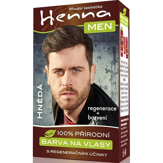 Henna Men Farba do włosów dla mężczyzn brązowa 33 g