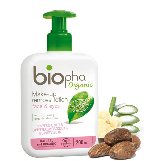 BioPha Aloe Vera odličovací pleťová voda v biokvalitě dávkovač 200 ml