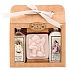 Bohemia Gifts Vánoce sprchový gel 100 ml + Anděl ručně vyráběné mýdlo 80 g + Šípky a Růže olejová lázeň 100 ml