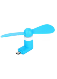 Wiatraczek Micro USB niebieski 1 sztuka