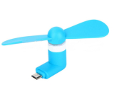 Wiatraczek Micro USB niebieski 1 sztuka