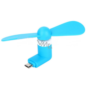 Wiatraczek Micro USB niebieski 1 sztuka