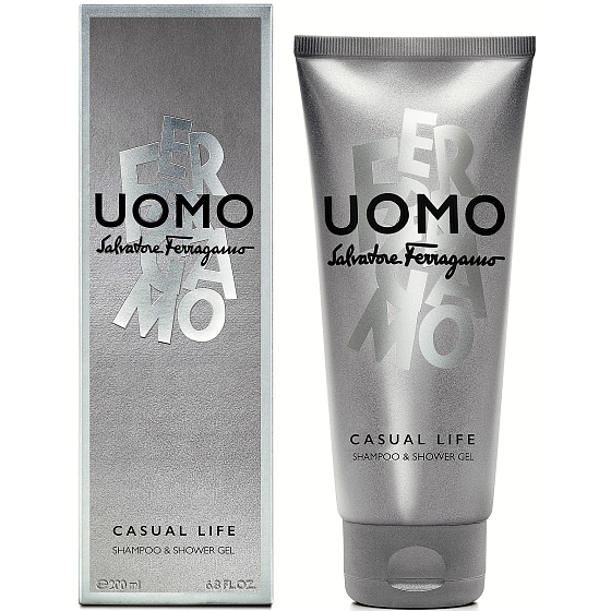 Salvatore Ferragamo Uomo Casual Life sprchový gel pro muže 200 ml