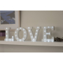 Nekupto Dřevěné LED písmeno F dekorace 16 cm