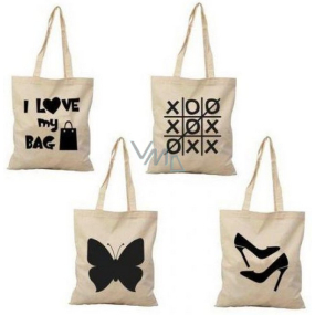 RSW Nákupní taška s potiskem bavlněná 42 x 38 cm RSW Nákupní taška s potiskem bavlněná 42 x 38 cm