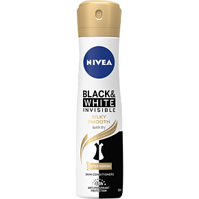 Nivea Black & White Invisible Silky Smooth antyperspirant, 150 ml