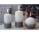 Lima Aroma linia świeczka jasnobrązowa kula 80 mm 1 sztuka