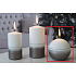 Lima Aroma linia świeczka jasnobrązowa kula 80 mm 1 sztuka
