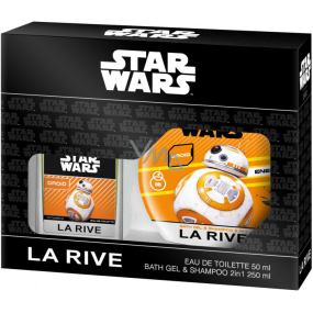 La Rive Disney Star Wars Droid toaletní voda pro muže 50 ml + 2v1 gel na tělo a vlasy 250 ml, kosmetická sada