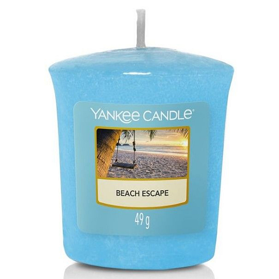 Yankee Candle Beach Escape - Unik na plaż vonna świeczka votivna 49 g