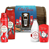 Old Spice Deep Sea Wooden Chest sprchový gel 250 ml + voda po holení 100 ml + deodorant stick 50 ml + deodorant sprej 150 ml + dřevěná truhla, kosmetická sada pro muže