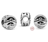 Charm Srebrna 925 Wenecja Ponte di Rialto, koralik na bransoletkę podróżniczą