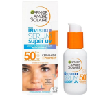 Garnier Ambre Solaire Invisible Serum Super UV SPF50+ krem do twarzy z serum przeciwko starzeniu UV 30 ml