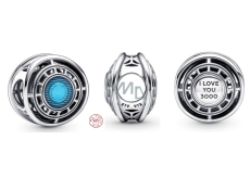 Charm Srebrny 925 Marvel The Avengers, Reaktor Łuku Iron Mana, koralik na bransoletkę