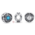 Charm Srebrny 925 Marvel The Avengers, Reaktor Łuku Iron Mana, koralik na bransoletkę