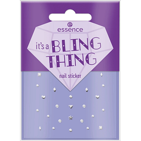 Essence It´s a Bling thing naklejki na paznokcie z kamieniami 28 sztuk